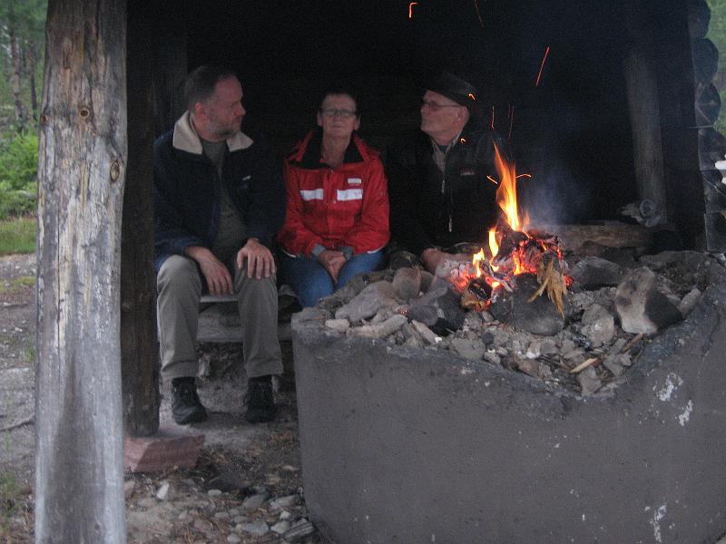 IMG_10045.JPG - Bezoek van een Zweeds echtpaar die verderop staan met een caravan